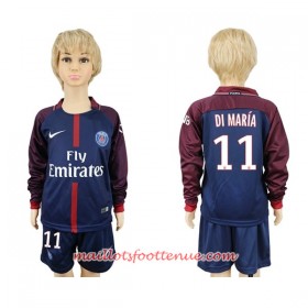 Maillot/Tenue Paris Saint-Germain Di Maria 11 Enfant Domicile 2017/18 Manche Longue